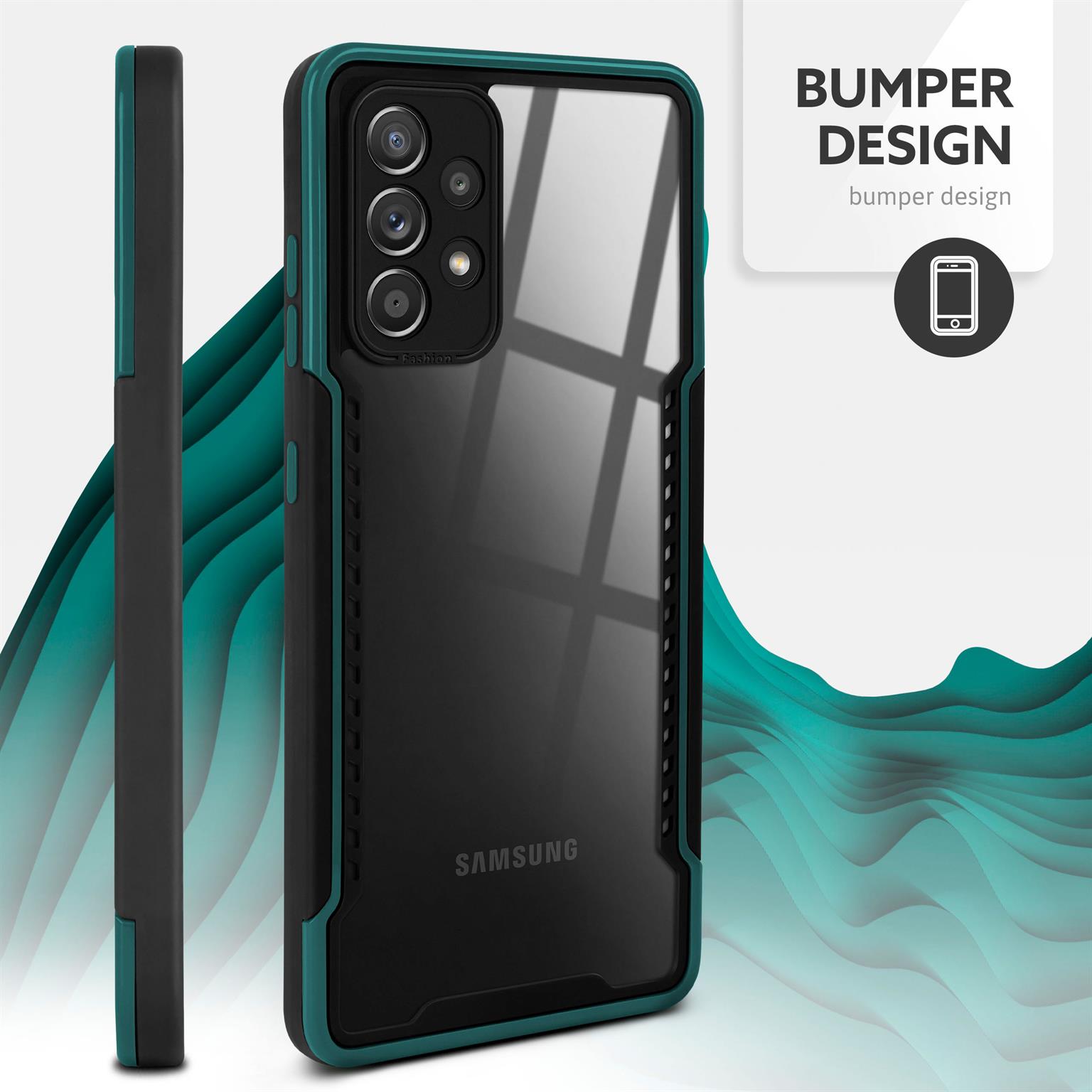 ONEFLOW Vanguard Case Samsung Galaxy A52s 5G Bumper durchsichtig – Weiteres Produktbild 2