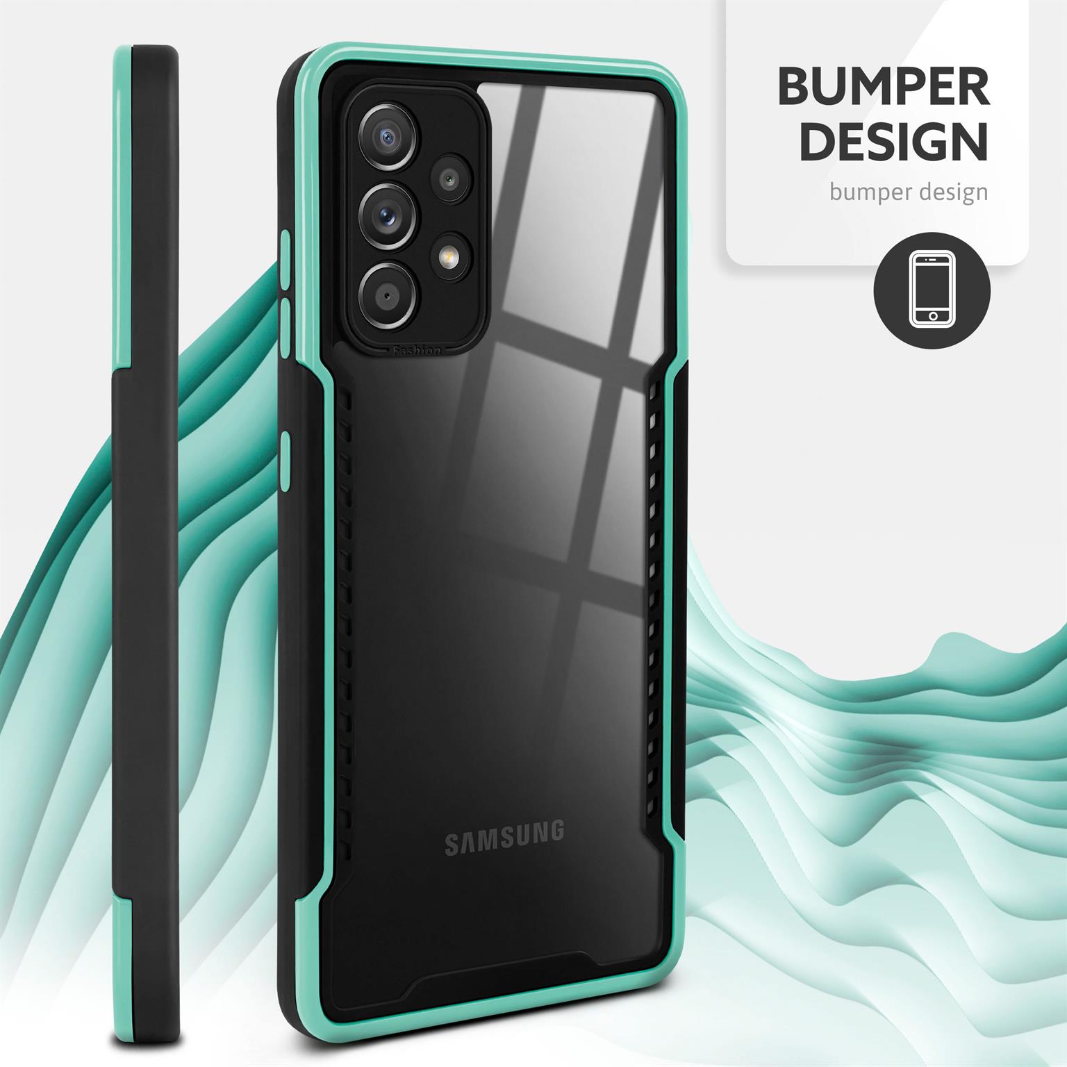 ONEFLOW Vanguard Case Samsung Galaxy A52s 5G Bumper durchsichtig – Weiteres Produktbild 2