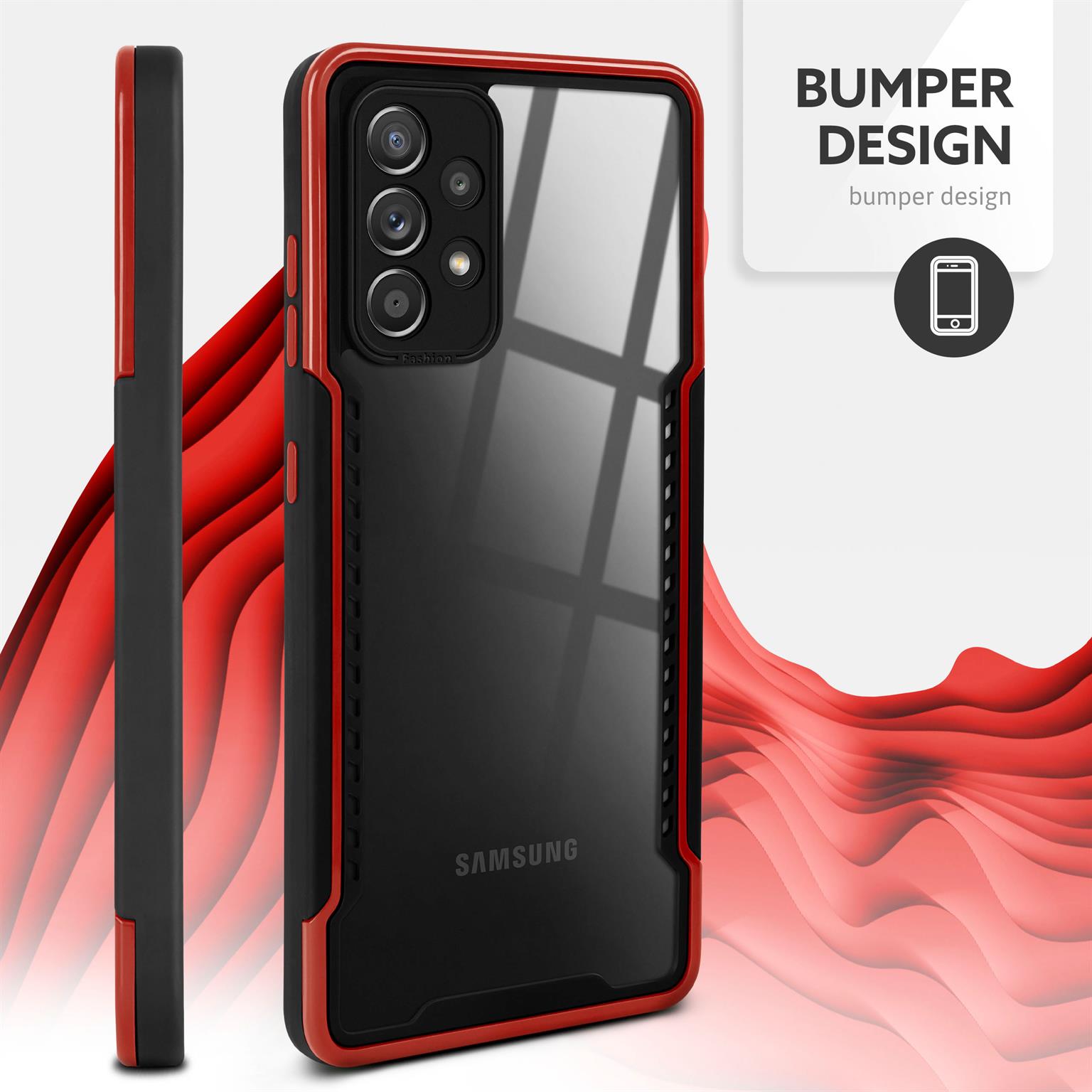ONEFLOW Vanguard Case Samsung Galaxy A52s 5G Bumper durchsichtig – Weiteres Produktbild 2