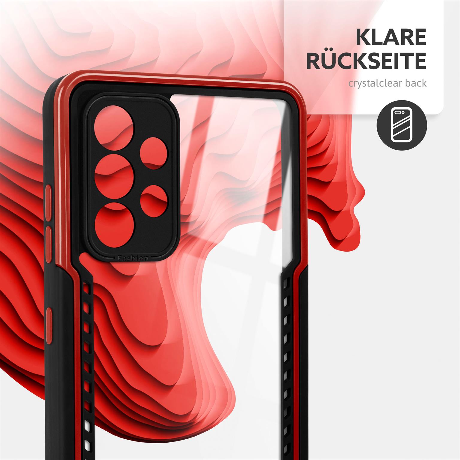 ONEFLOW Vanguard Case Samsung Galaxy A52s 5G Bumper durchsichtig – Weiteres Produktbild 4