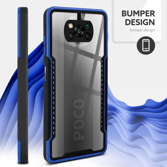 ONEFLOW Vanguard Case Poco X3 NFC Bumper durchsichtig – Weiteres Produktbild 3