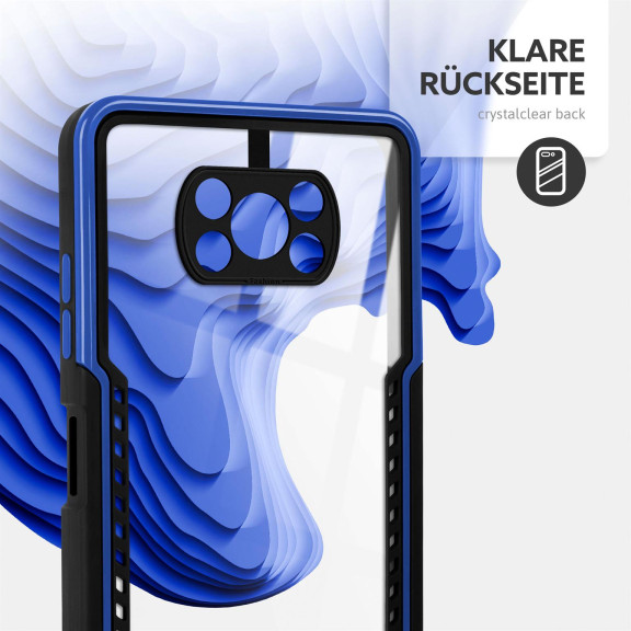 ONEFLOW Vanguard Case Poco X3 NFC Bumper durchsichtig – Weiteres Produktbild 5