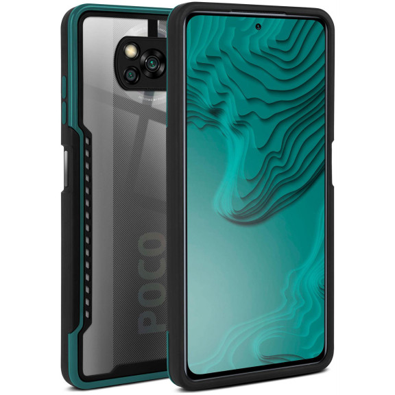 ONEFLOW Vanguard Case Poco X3 NFC Bumper durchsichtig – Weiteres Produktbild 1