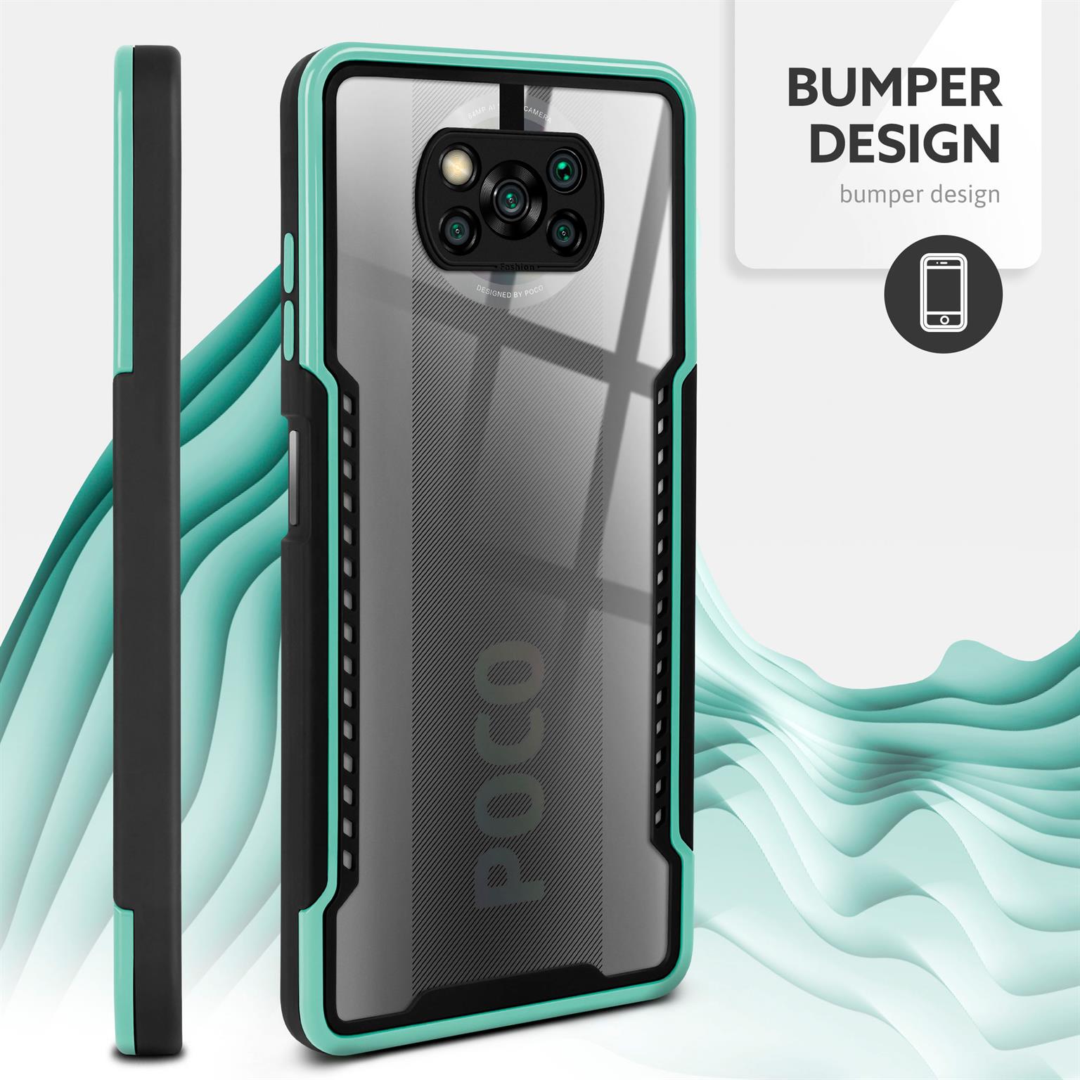 ONEFLOW Vanguard Case Poco X3 NFC Bumper durchsichtig – Weiteres Produktbild 3 ONEFLOW Vanguard Case Poco X3 NFC Bumper durchsichtig – Weiteres Produktbild 3