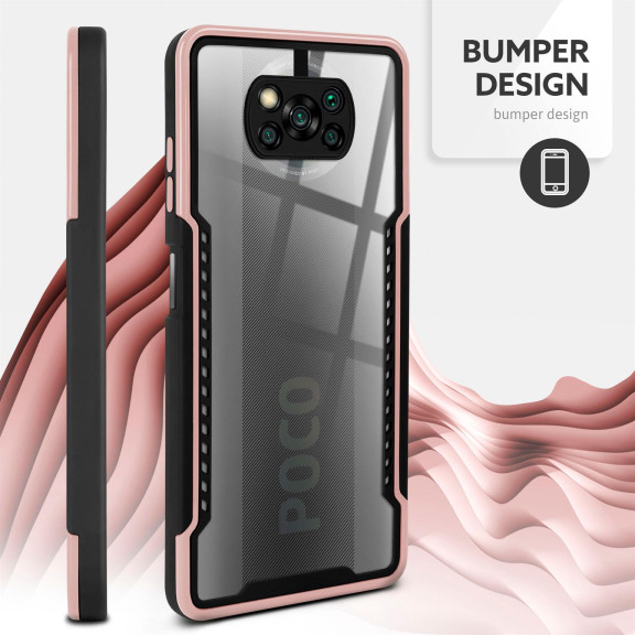 ONEFLOW Vanguard Case Poco X3 NFC Bumper durchsichtig – Weiteres Produktbild 3