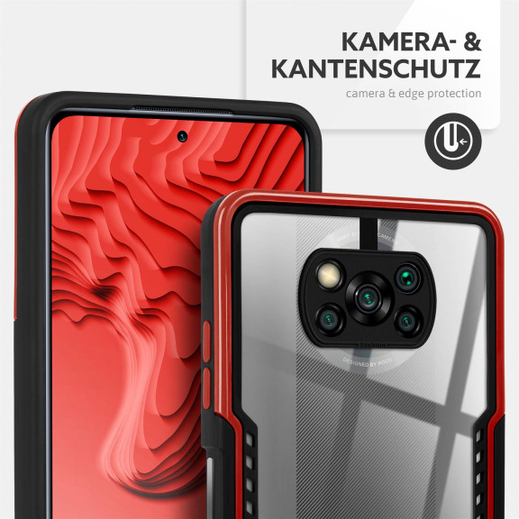 ONEFLOW Vanguard Case Poco X3 NFC Bumper durchsichtig – Weiteres Produktbild 2 ONEFLOW Vanguard Case Poco X3 NFC Bumper durchsichtig – Weiteres Produktbild 2