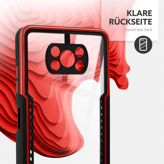 ONEFLOW Vanguard Case Poco X3 NFC Bumper durchsichtig – Weiteres Produktbild 5