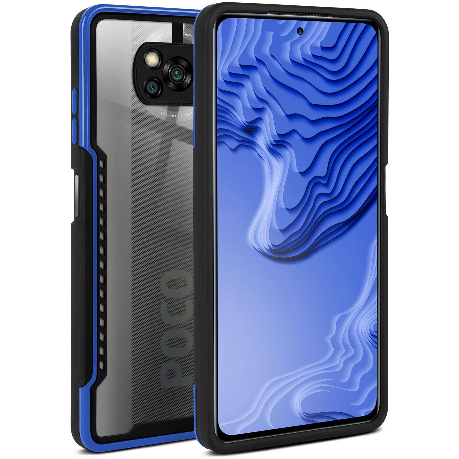 ONEFLOW Vanguard Case Poco X3 Pro Bumper durchsichtig – undefined