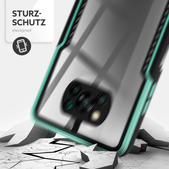 ONEFLOW Vanguard Case Poco X3 Pro Bumper durchsichtig – Weiteres Produktbild 4 ONEFLOW Vanguard Case Poco X3 Pro Bumper durchsichtig – Weiteres Produktbild 4
