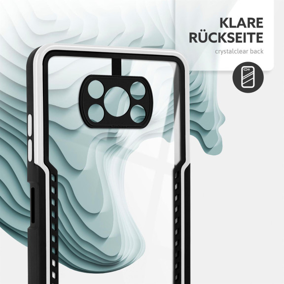 ONEFLOW Vanguard Case Poco X3 Pro Bumper durchsichtig – Weiteres Produktbild 5