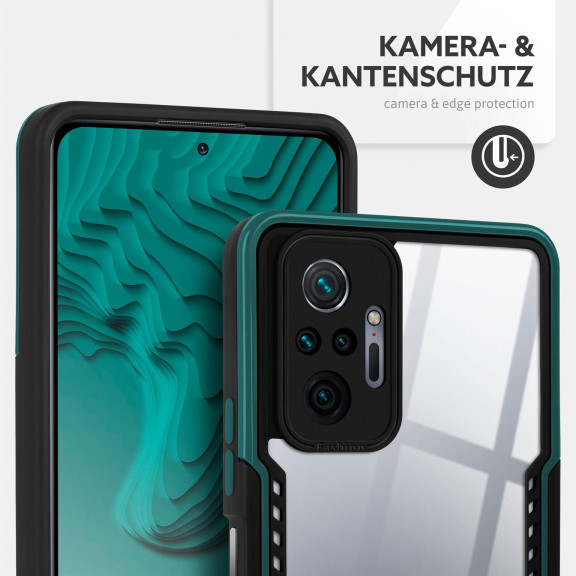 ONEFLOW Vanguard Case Redmi Note 10 Pro Bumper durchsichtig – Weiteres Produktbild 2