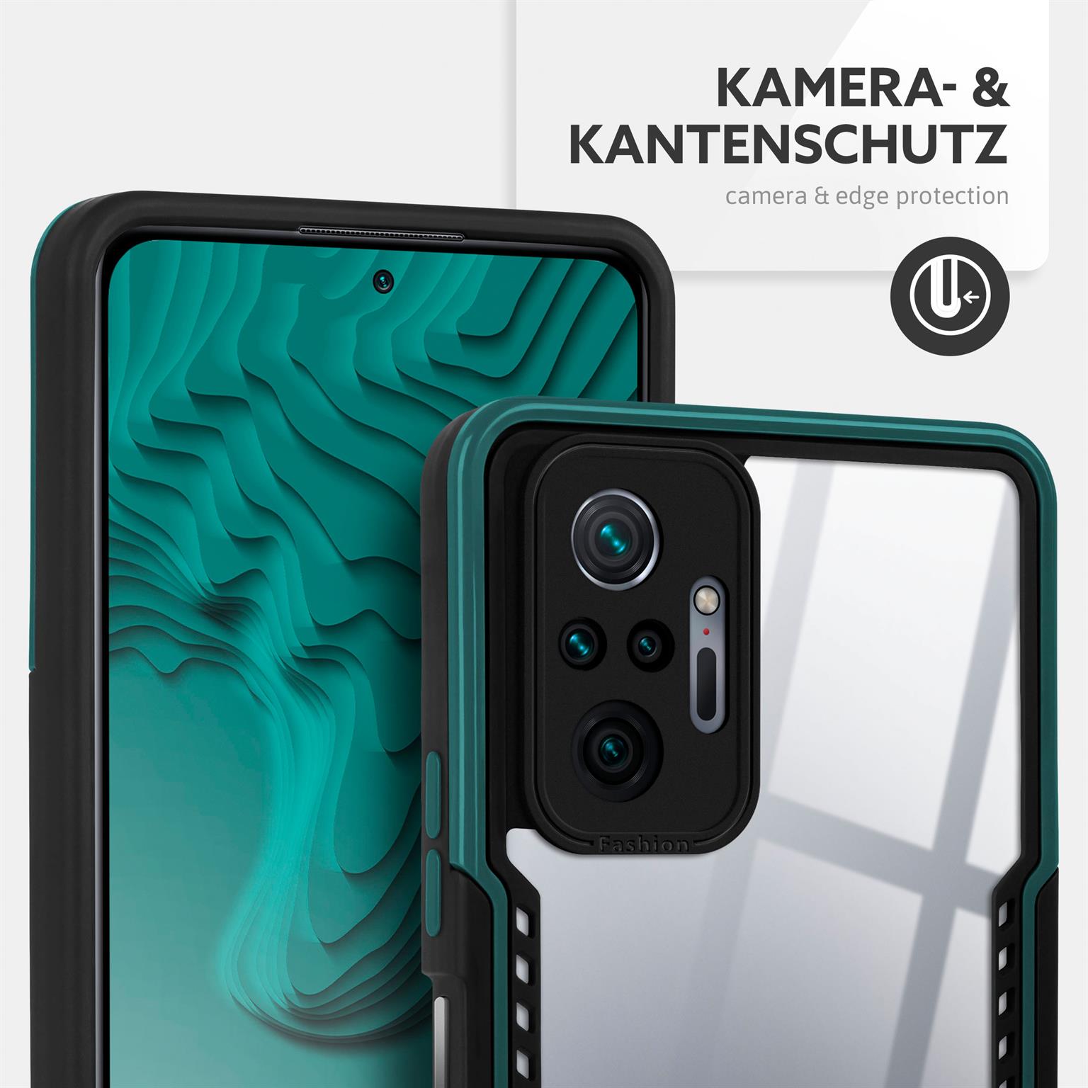 ONEFLOW Vanguard Case Redmi Note 10 Pro Bumper durchsichtig – Weiteres Produktbild 2 ONEFLOW Vanguard Case Redmi Note 10 Pro Bumper durchsichtig – Weiteres Produktbild 2
