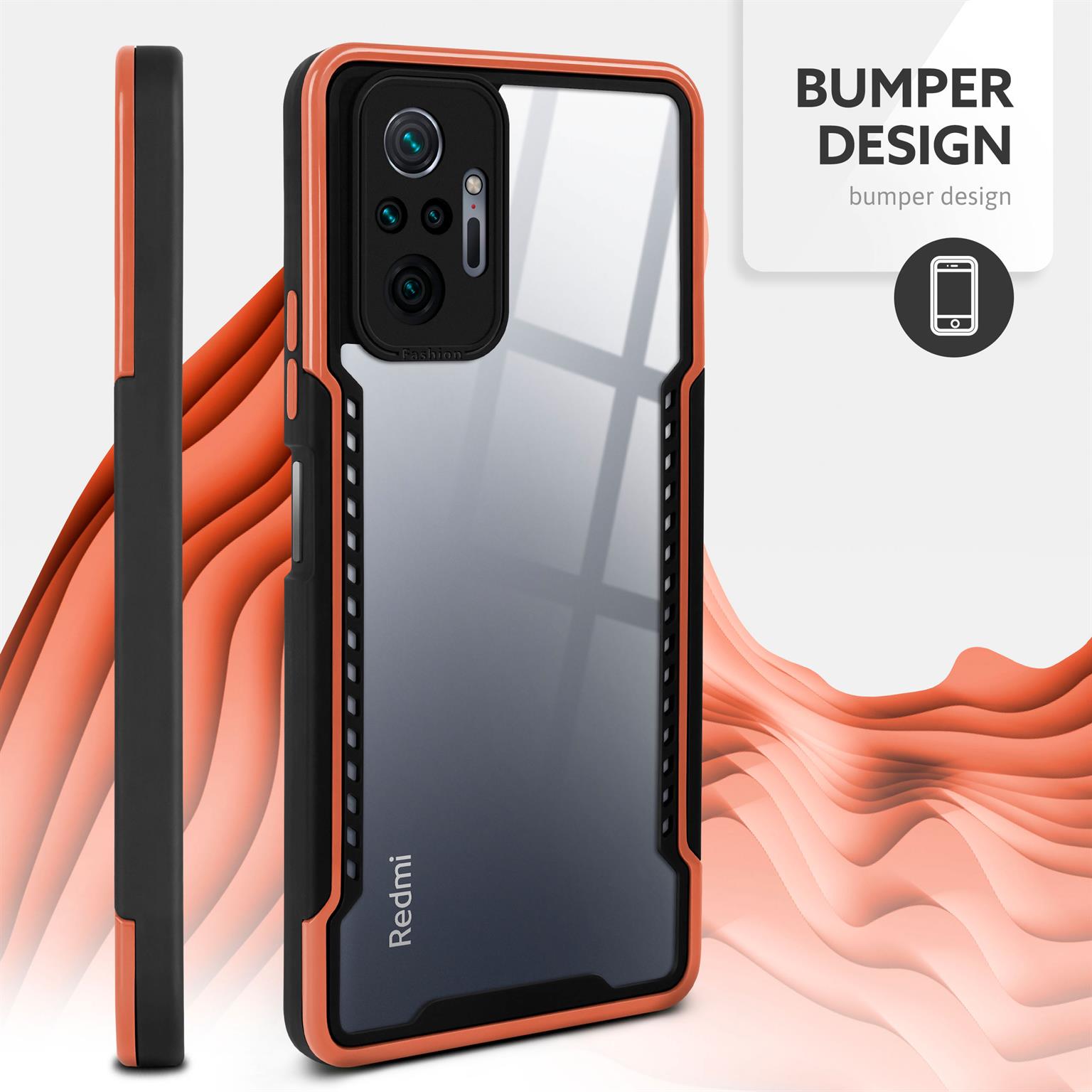 ONEFLOW Vanguard Case Redmi Note 10 Pro Bumper durchsichtig – Weiteres Produktbild 3 ONEFLOW Vanguard Case Redmi Note 10 Pro Bumper durchsichtig – Weiteres Produktbild 3