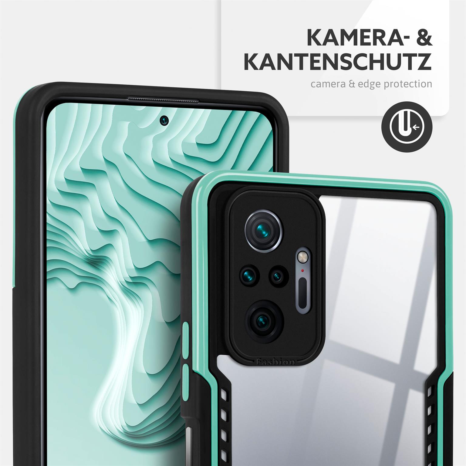 ONEFLOW Vanguard Case Redmi Note 10 Pro Bumper durchsichtig – Weiteres Produktbild 2 ONEFLOW Vanguard Case Redmi Note 10 Pro Bumper durchsichtig – Weiteres Produktbild 2