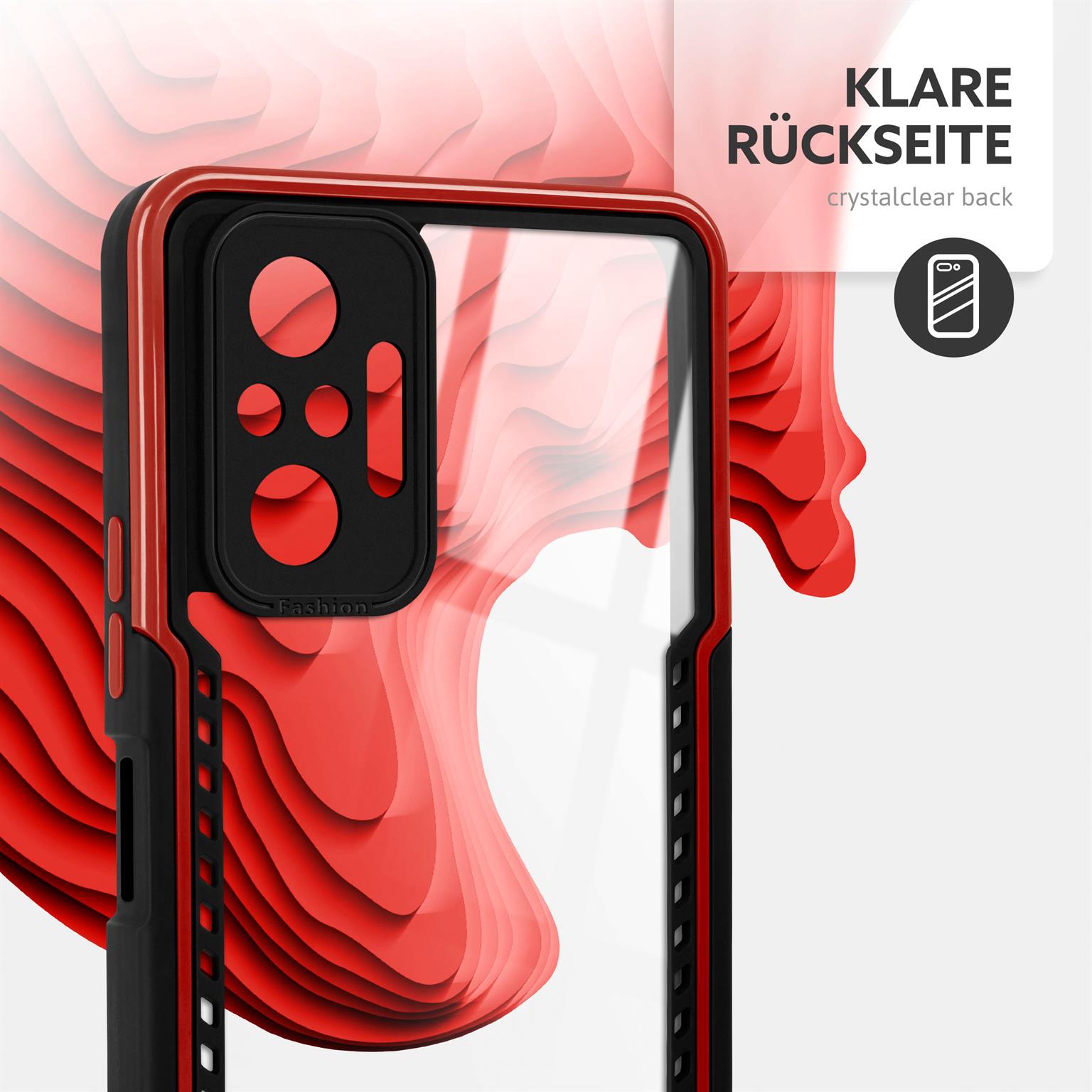 ONEFLOW Vanguard Case Redmi Note 10 Pro Bumper durchsichtig – Weiteres Produktbild 4