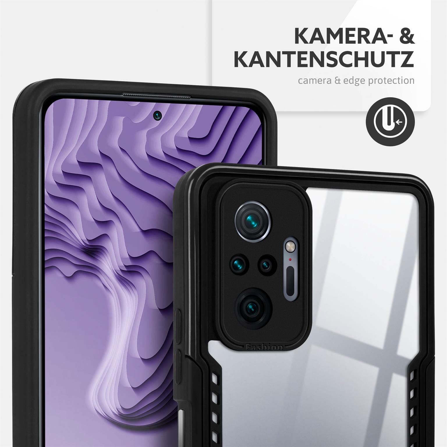 ONEFLOW Vanguard Case Redmi Note 10 Pro Bumper durchsichtig – Weiteres Produktbild 2 ONEFLOW Vanguard Case Redmi Note 10 Pro Bumper durchsichtig – Weiteres Produktbild 2