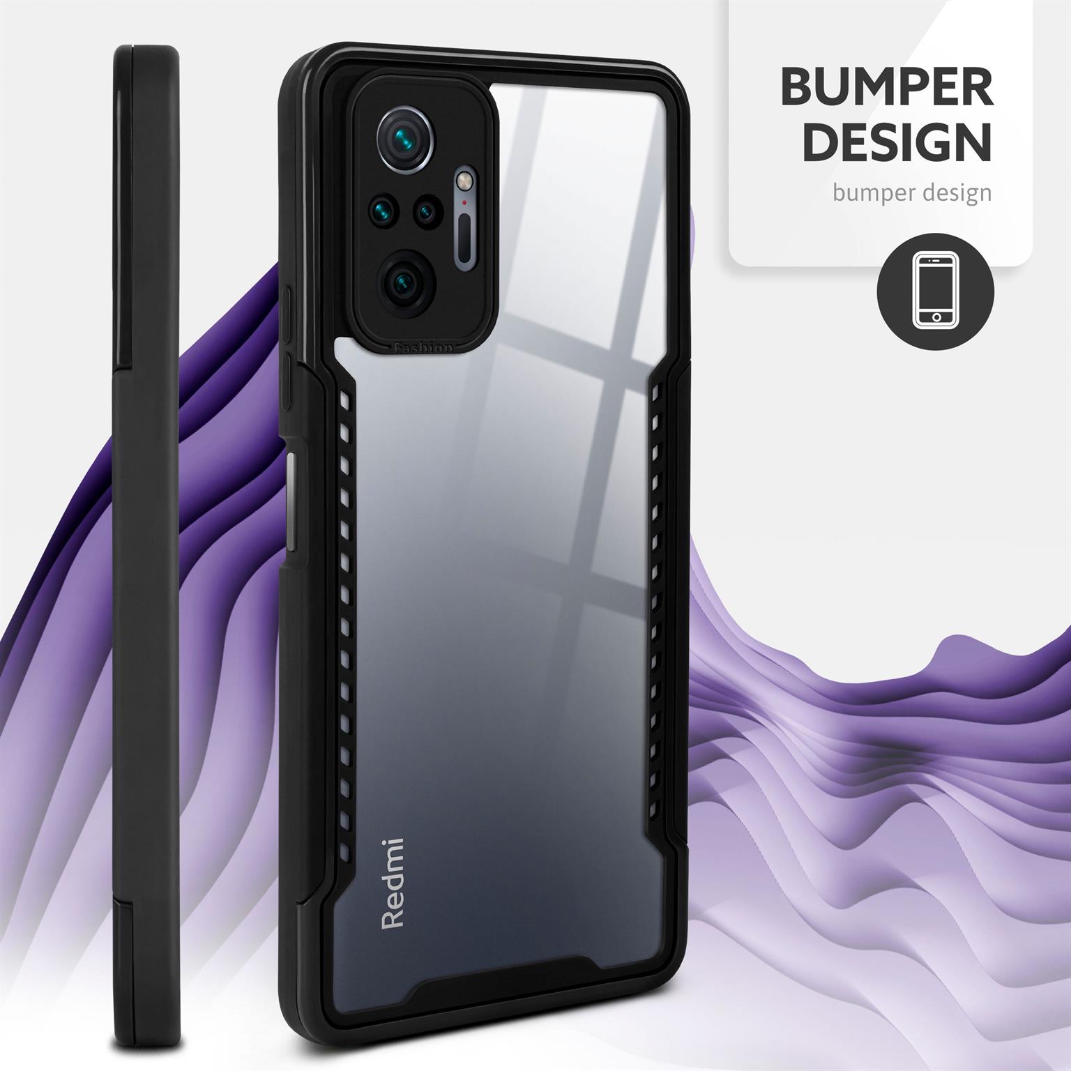 ONEFLOW Vanguard Case Redmi Note 10 Pro Bumper durchsichtig – Weiteres Produktbild 3 ONEFLOW Vanguard Case Redmi Note 10 Pro Bumper durchsichtig – Weiteres Produktbild 3