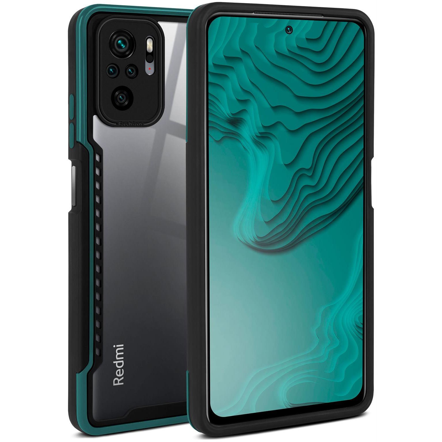 ONEFLOW Vanguard Case Redmi Note 10 Bumper durchsichtig – undefined