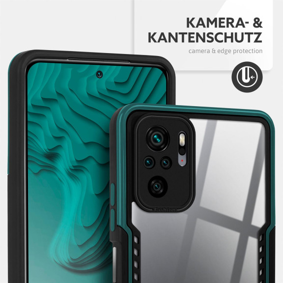 ONEFLOW Vanguard Case Redmi Note 10S Bumper durchsichtig – Weiteres Produktbild 2