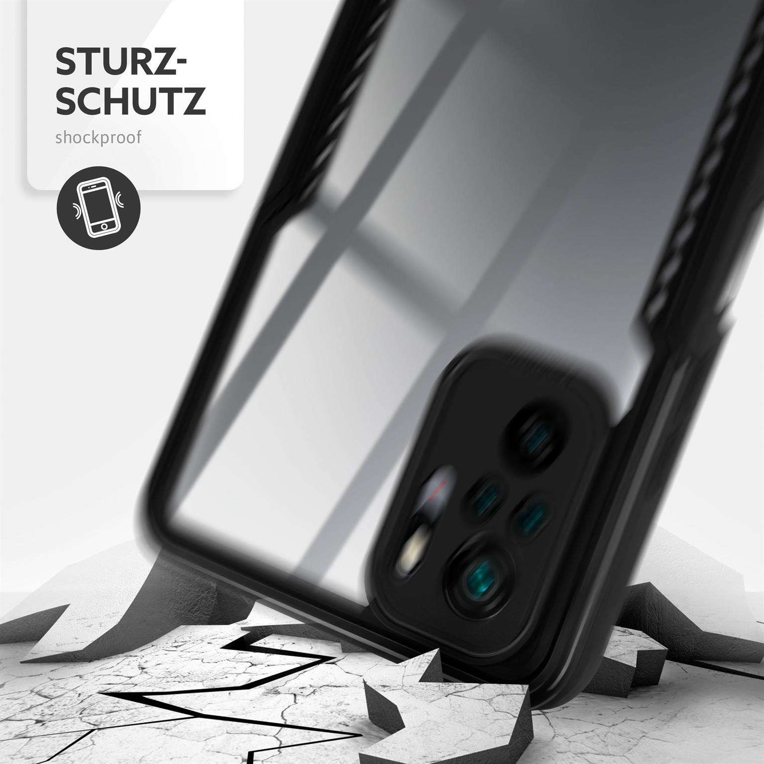 ONEFLOW Vanguard Case Redmi Note 10S Bumper durchsichtig – Weiteres Produktbild 4