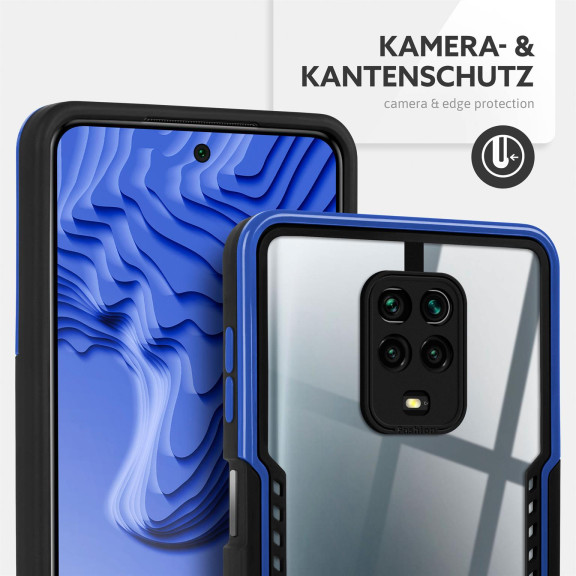 ONEFLOW Vanguard Case Redmi Note 9 Pro Bumper durchsichtig – Weiteres Produktbild 2