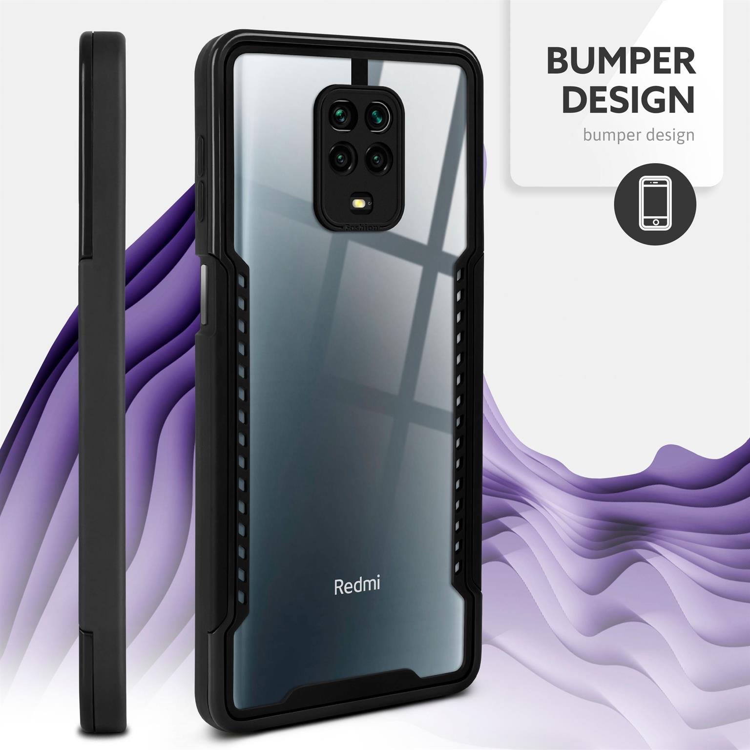 ONEFLOW Vanguard Case Redmi Note 9 Pro Bumper durchsichtig – Weiteres Produktbild 2