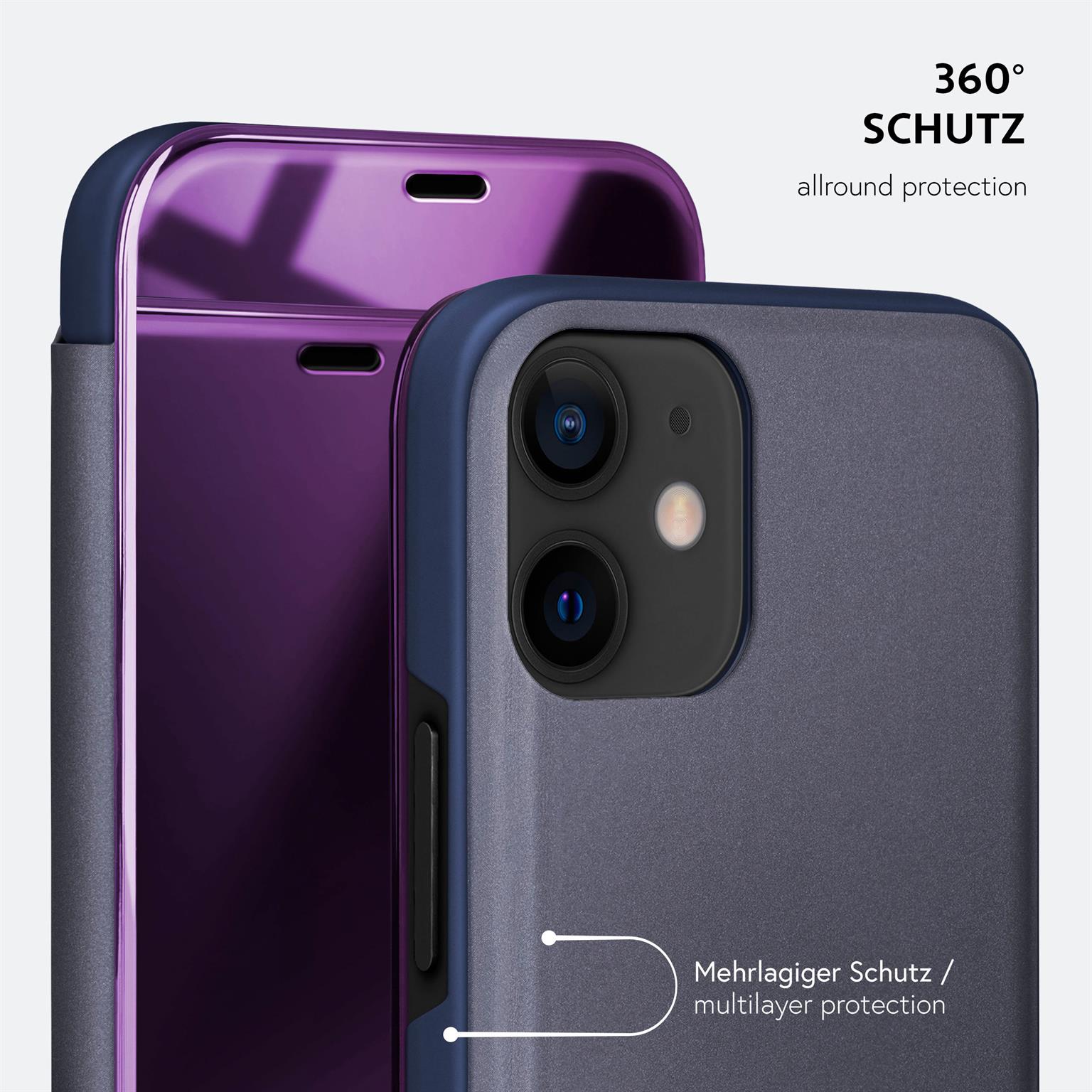 moex Void Case iPhone 12 mini Klapphülle Hochglanz – Weiteres Produktbild 8