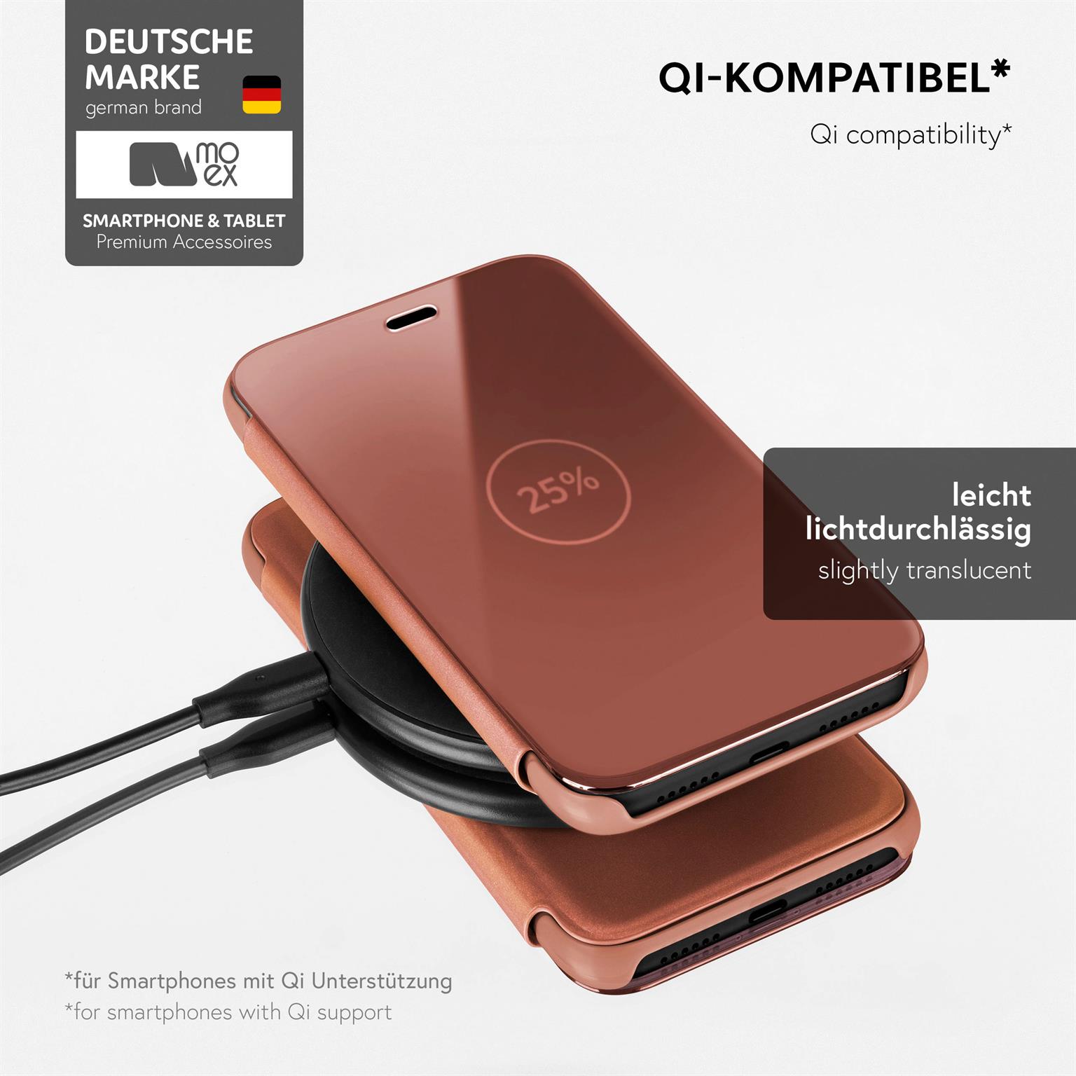 moex Void Case iPhone 13 mini Klapphülle Hochglanz – Weiteres Produktbild 4