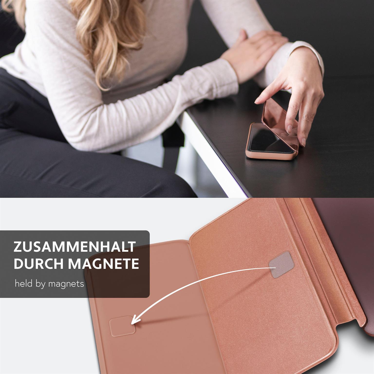 moex Void Case iPhone 13 mini Klapphülle Hochglanz – Weiteres Produktbild 5