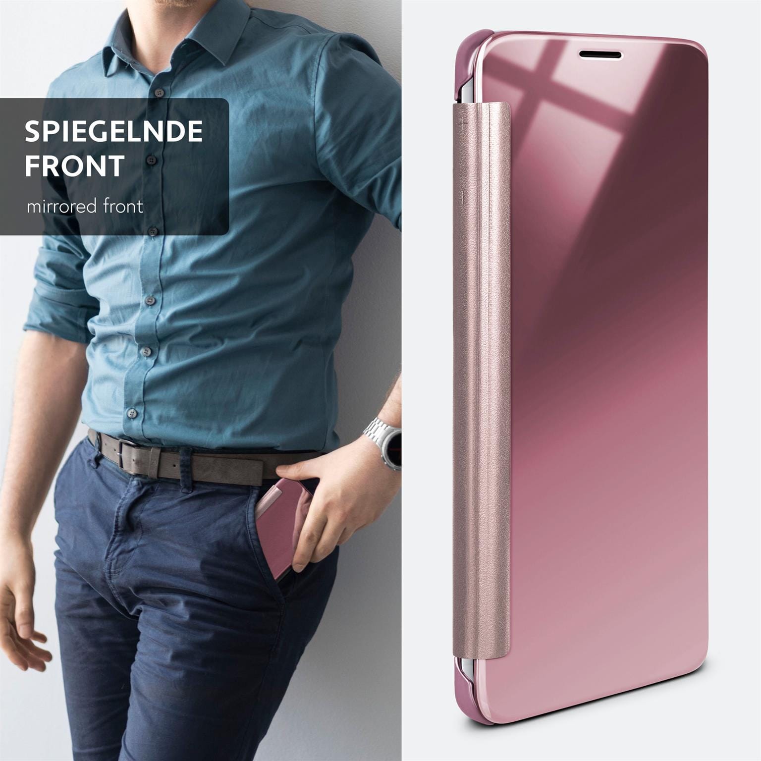 moex Void Case iPhone 8 Plus Klapphülle Hochglanz – Weiteres Produktbild 2