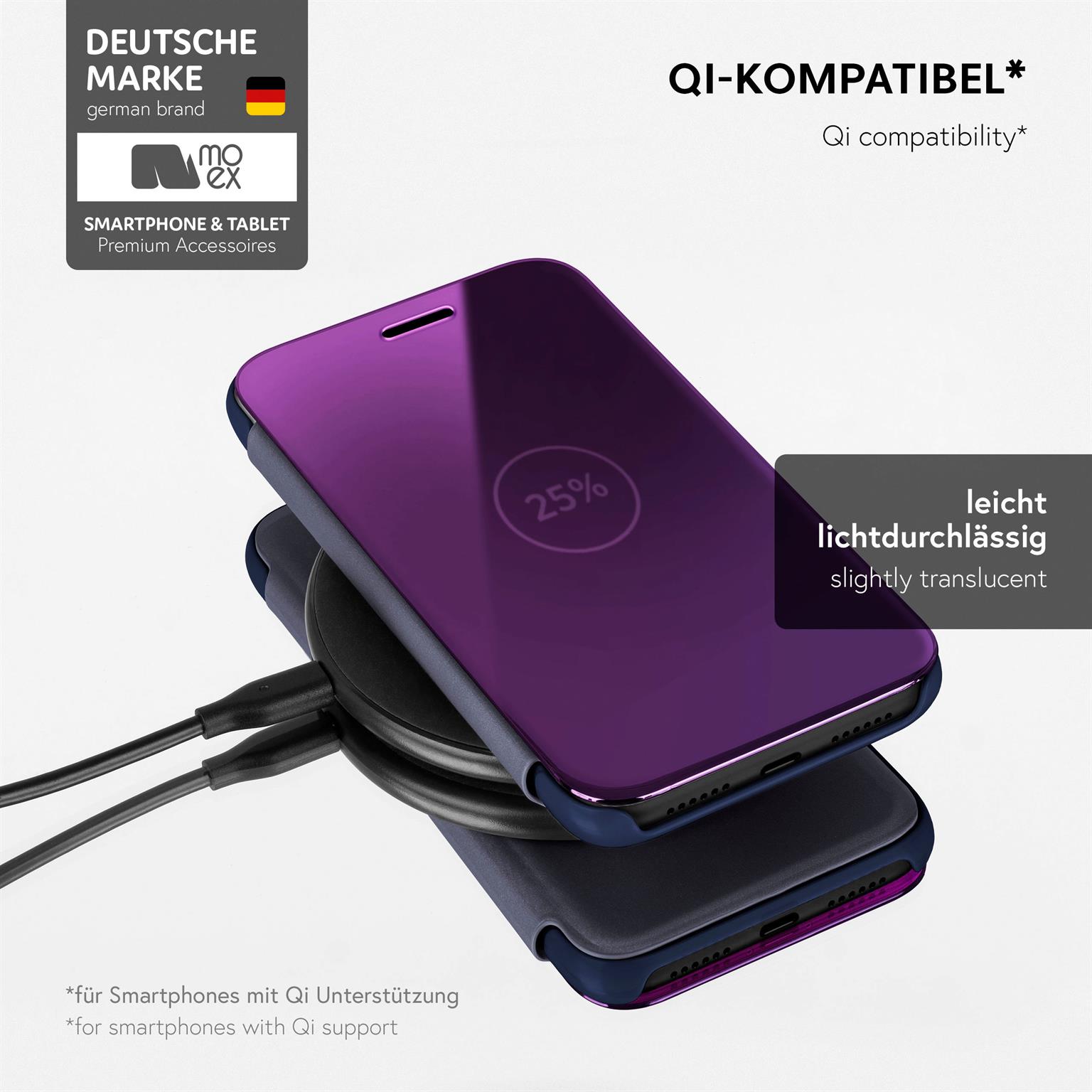 moex Void Case iPhone 8 Klapphülle Hochglanz – Weiteres Produktbild 5
