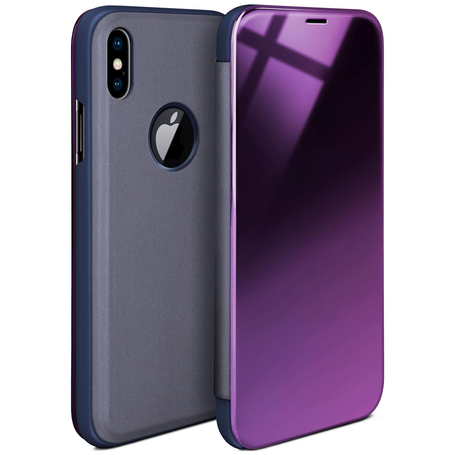 moex Void Case iPhone X Klapphülle Hochglanz Hauptbild