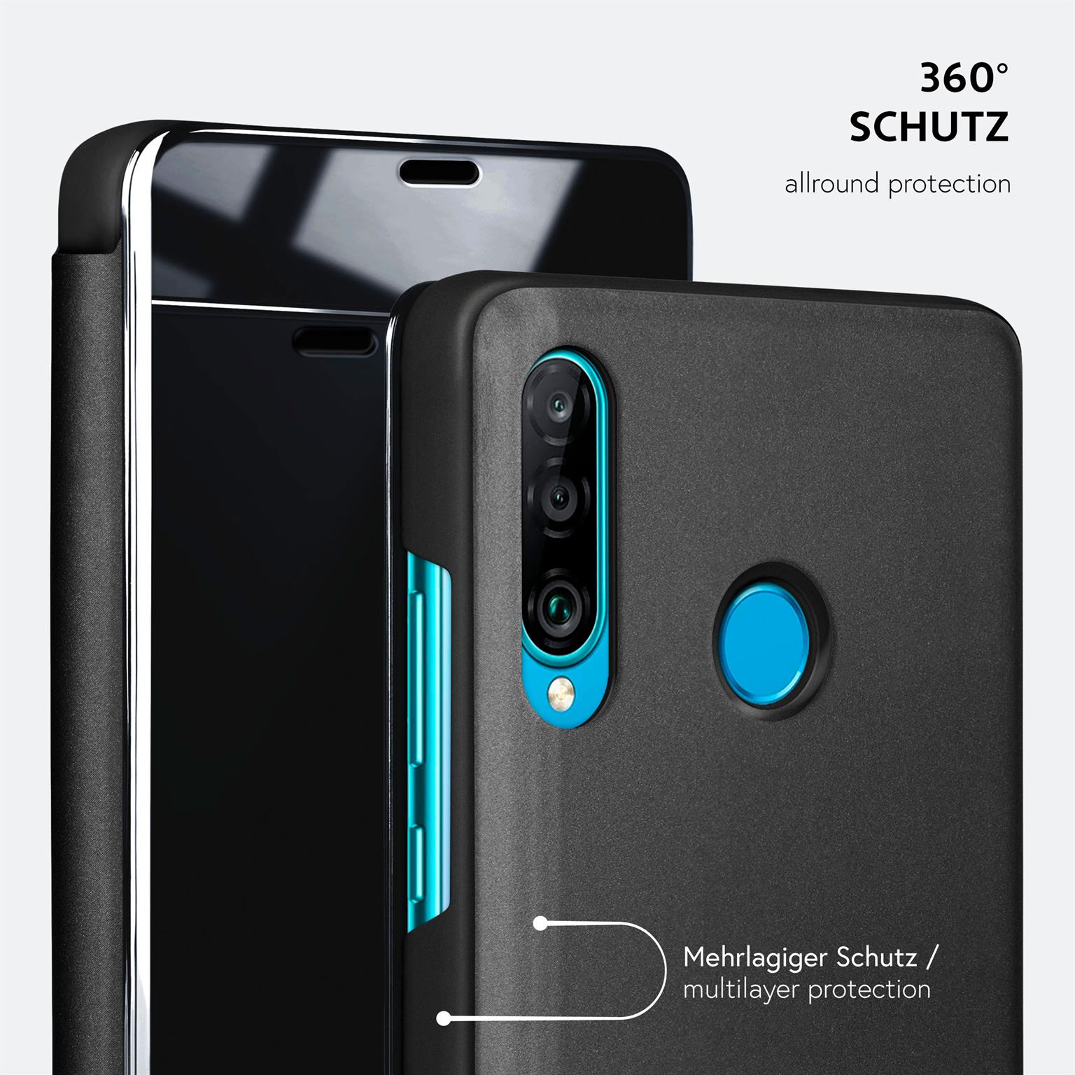 moex Void Case Huawei P30 Lite New Edition Klapphülle Hochglanz – Weiteres Produktbild 8