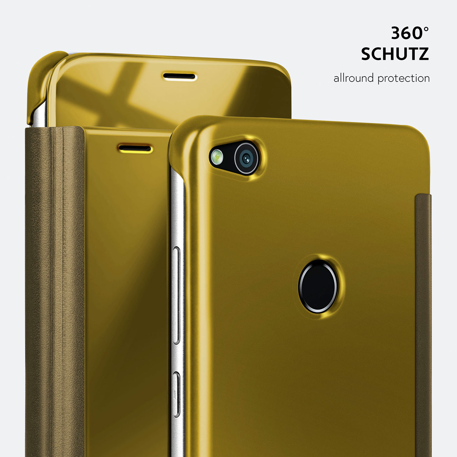 moex Void Case Huawei P8 Lite 2017 Klapphülle Hochglanz – Weiteres Produktbild 7