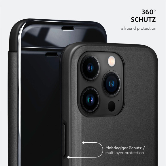 moex Void Case iPhone 15 Pro Max Klapphülle Hochglanz – Weiteres Produktbild 8