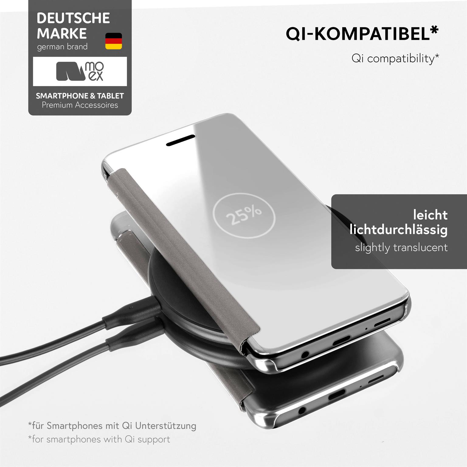 moex Void Case Samsung Galaxy A7 (2017) Klapphülle Hochglanz – Weiteres Produktbild 4