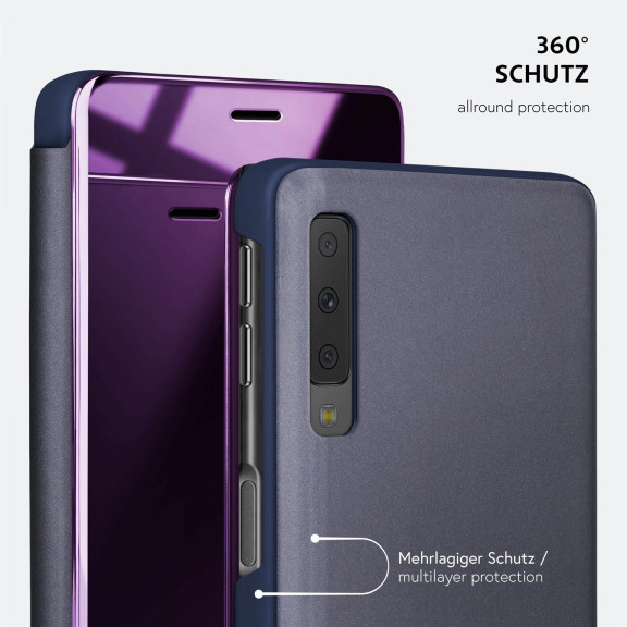 moex Void Case Samsung Galaxy A7 (2018) Klapphülle Hochglanz – Weiteres Produktbild 8