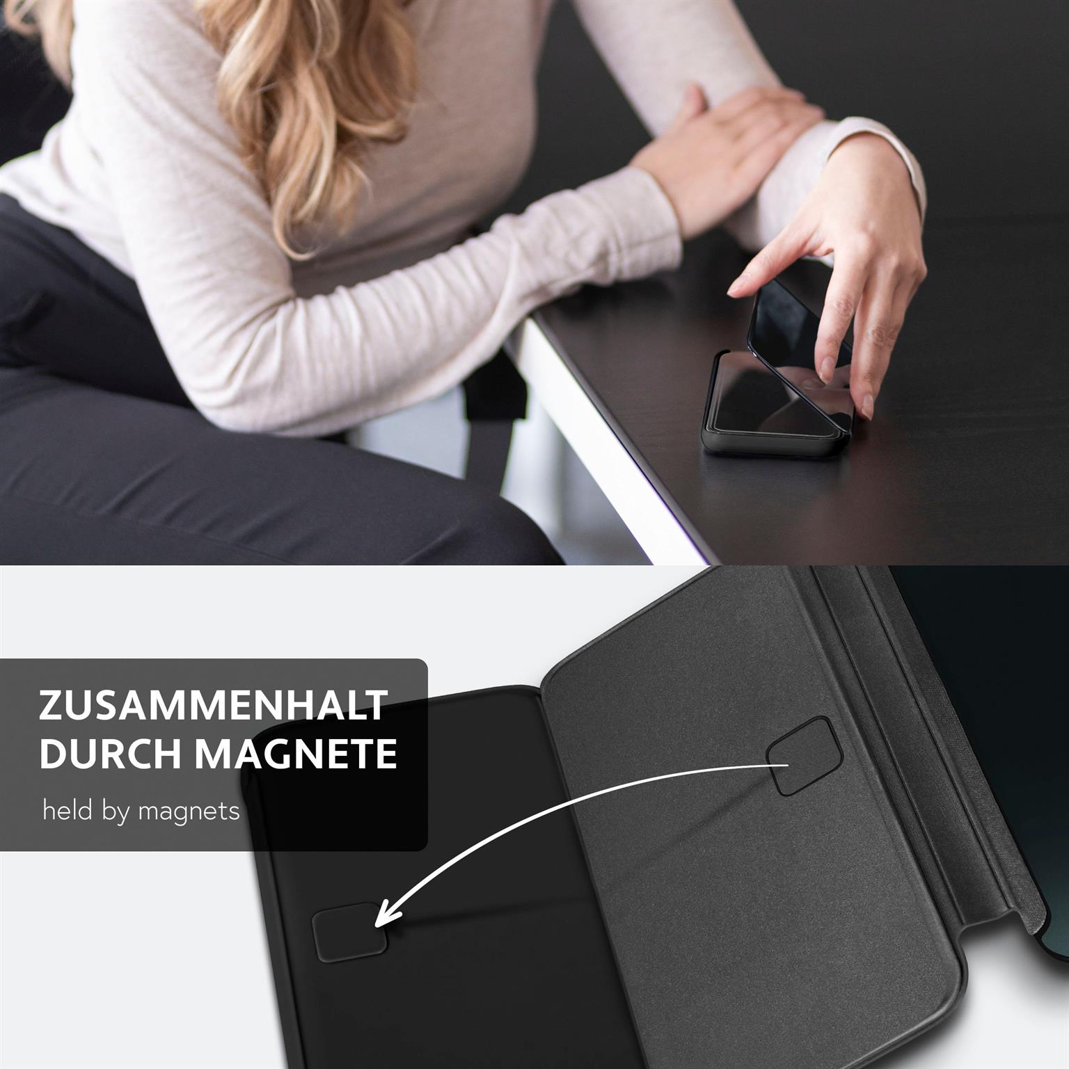 moex Void Case Samsung Galaxy A7 (2018) Klapphülle Hochglanz – Weiteres Produktbild 5
