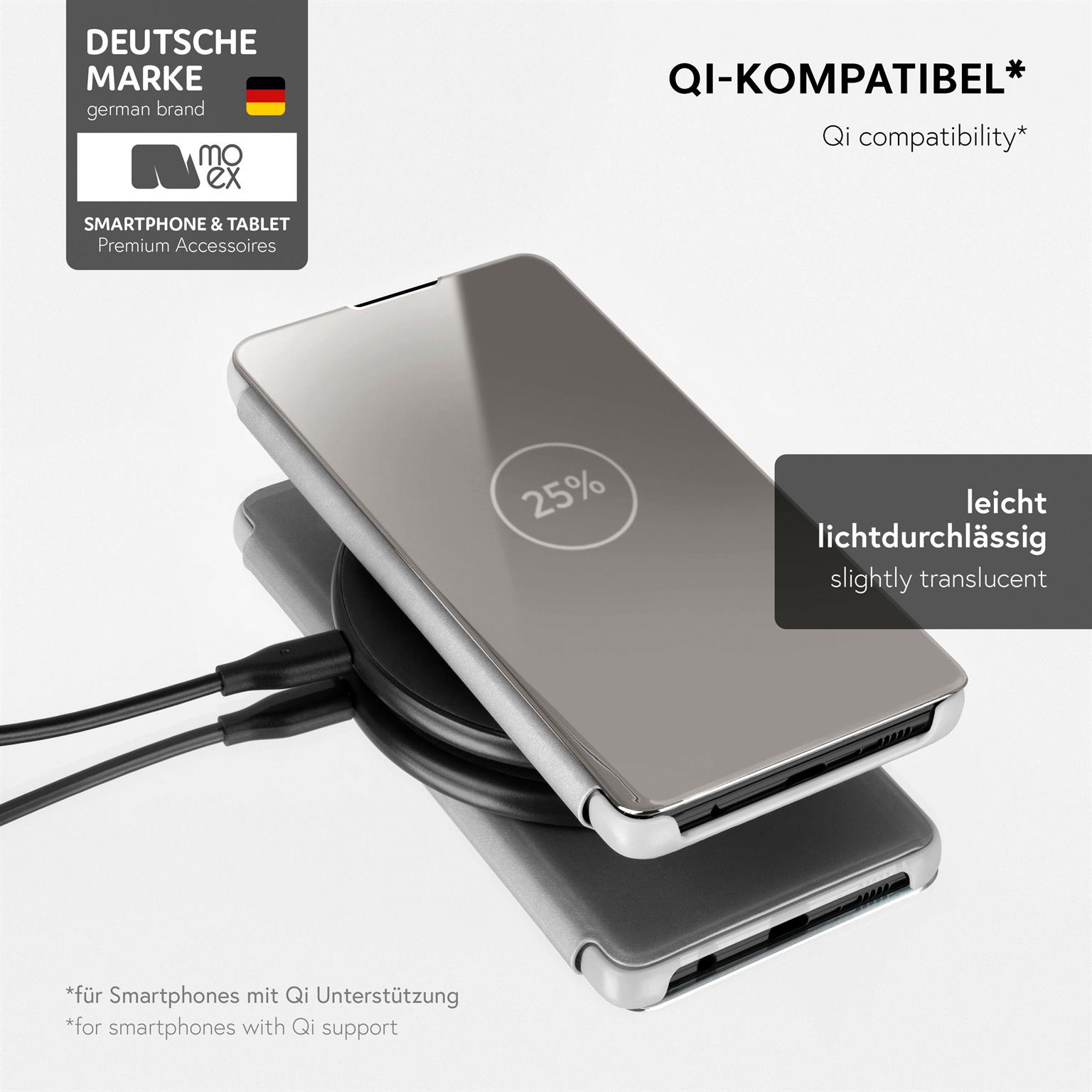 moex Void Case Samsung Galaxy A71 Klapphülle Hochglanz – Weiteres Produktbild 5