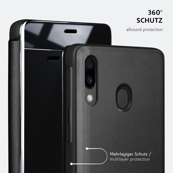 moex Void Case Samsung Galaxy M20 Klapphülle Hochglanz – Weiteres Produktbild 8