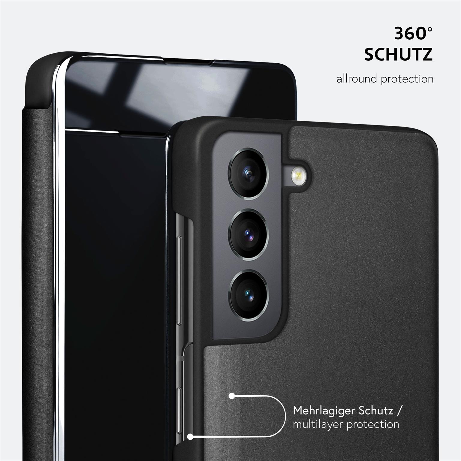 moex Void Case Samsung Galaxy S21 Plus Klapphülle Hochglanz – Weiteres Produktbild 8