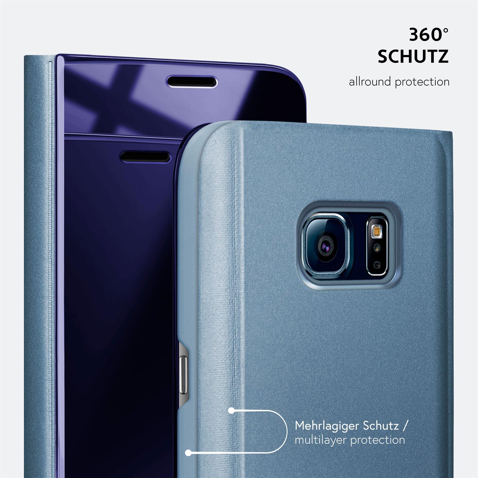 moex Void Case Samsung Galaxy S6 Edge Klapphülle Hochglanz – Weiteres Produktbild 8