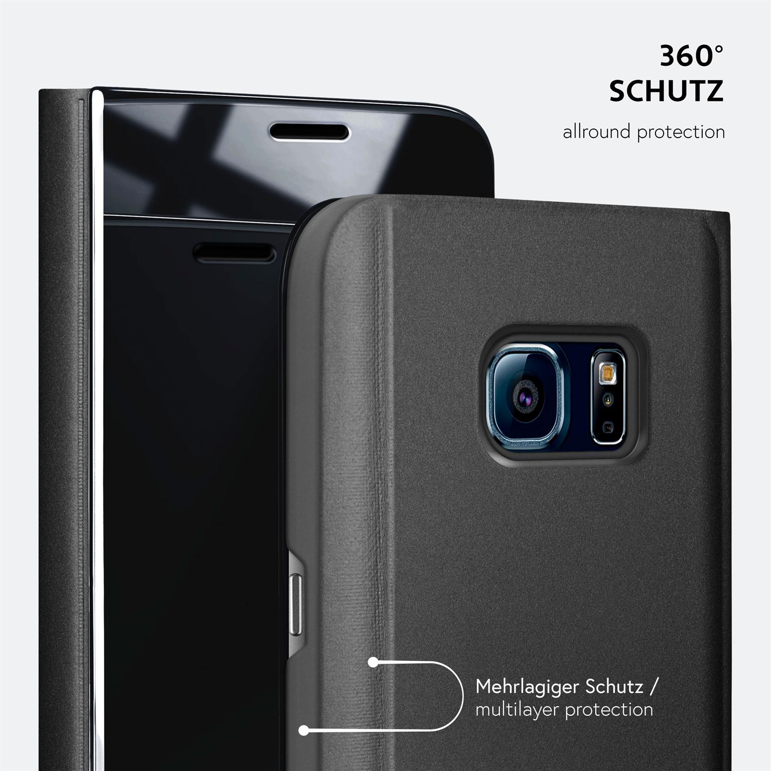 moex Void Case Samsung Galaxy S6 Edge Klapphülle Hochglanz – Weiteres Produktbild 8