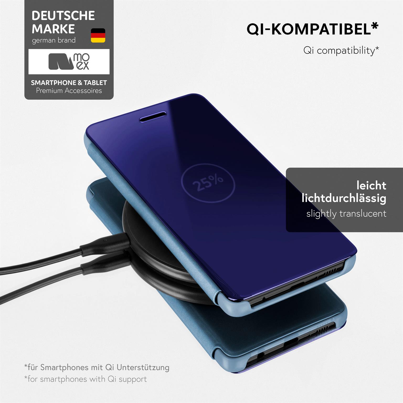 moex Void Case Samsung Galaxy S8 Plus Klapphülle Hochglanz – Weiteres Produktbild 4
