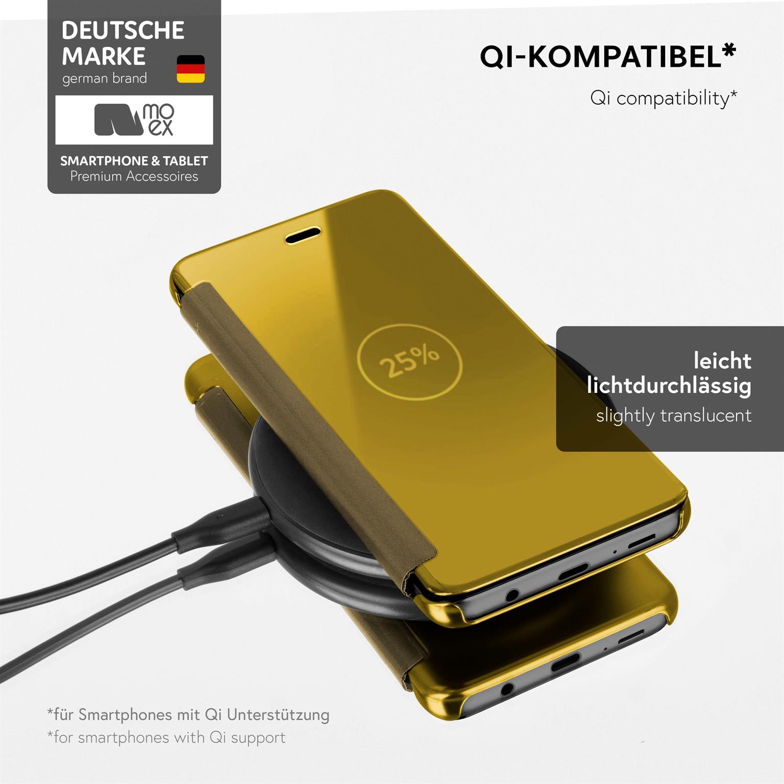 moex Void Case Samsung Galaxy S8 Plus Klapphülle Hochglanz – Weiteres Produktbild 4