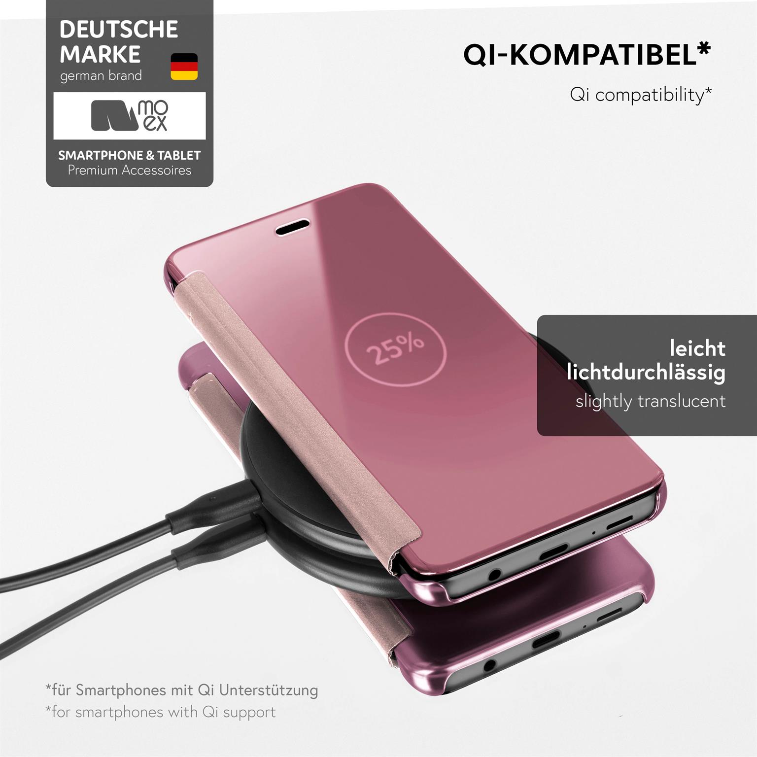 moex Void Case Samsung Galaxy S8 Plus Klapphülle Hochglanz – Weiteres Produktbild 4