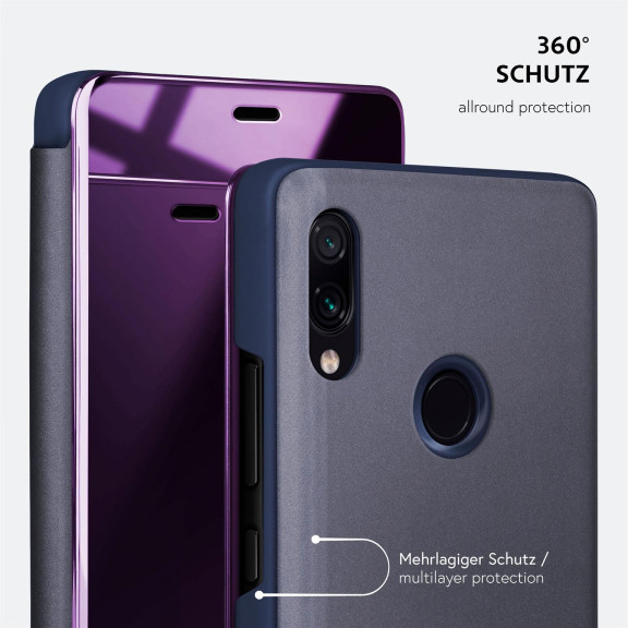moex Void Case Redmi Note 7 Pro Klapphülle Hochglanz – Weiteres Produktbild 8