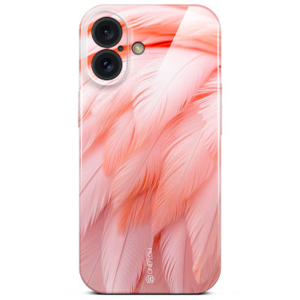 ONEFLOW Wild Cover iPhone 16 Animal Print – Smooth Flamingo