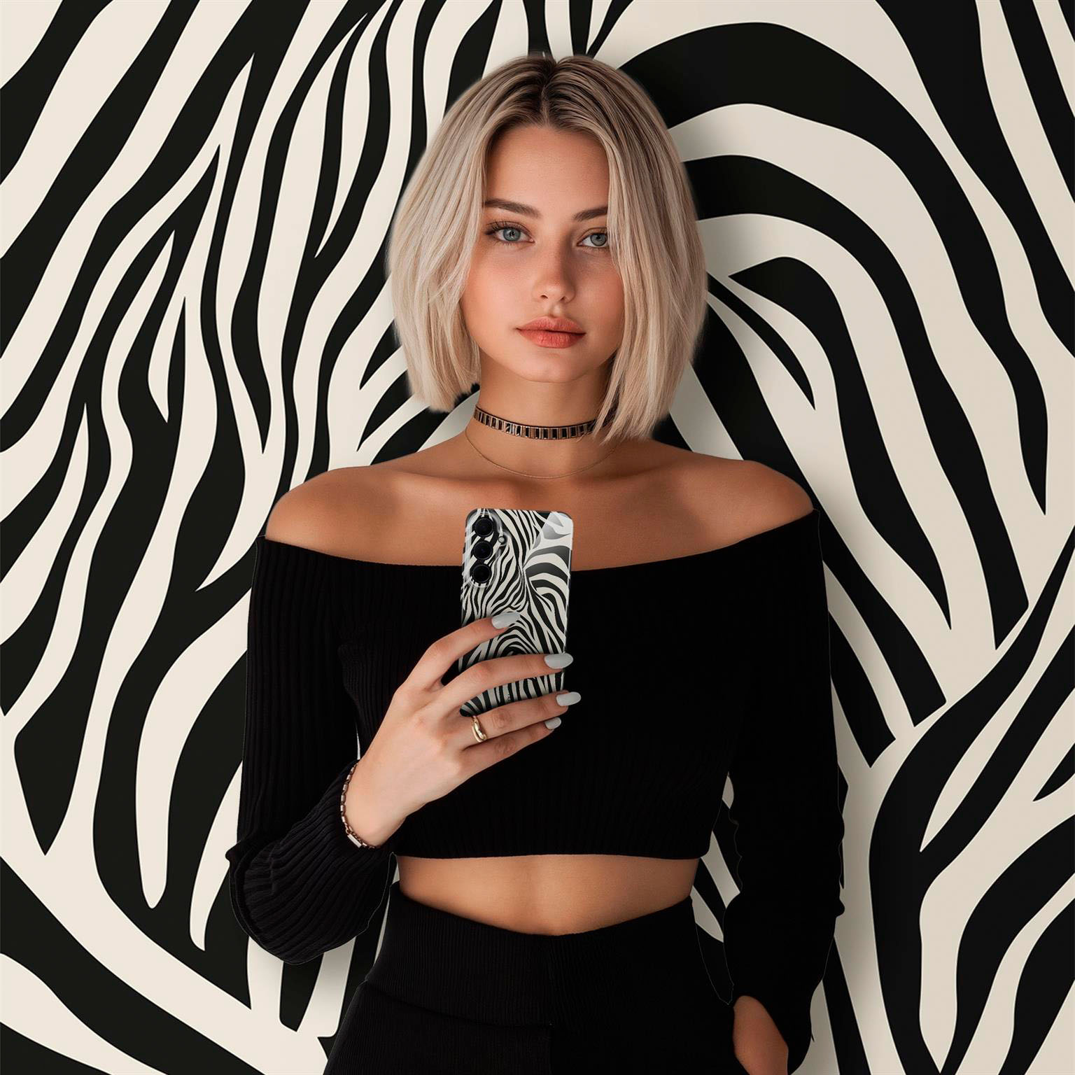 ONEFLOW Wild Cover Samsung Galaxy A35 5G Animal Print – Weiteres Produktbild 2