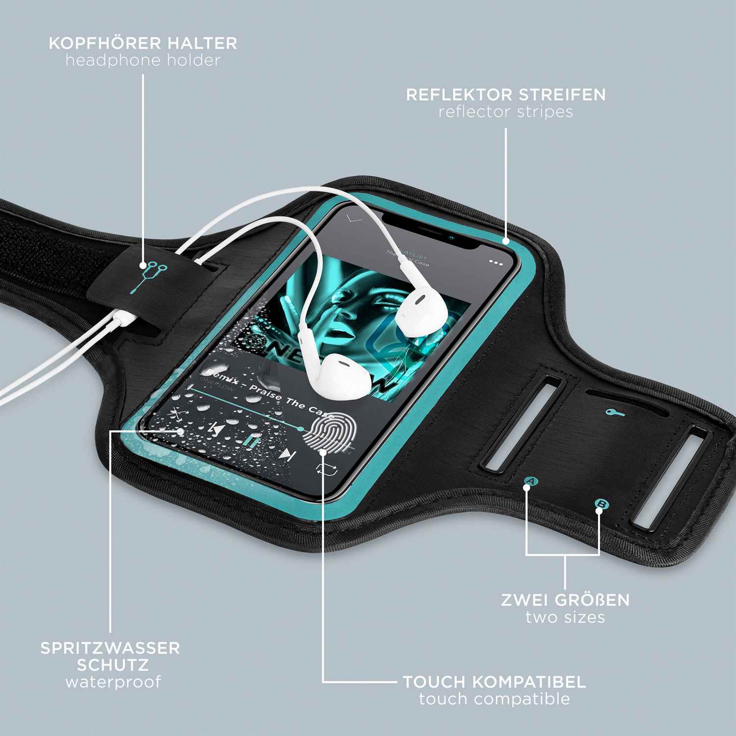 ONEFLOW Workout Case Huawei nova 8i Sportarmband zum Joggen – Weiteres Produktbild 5